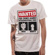 Rick and Morty (X-Large) Wanted Men's T-Shirt