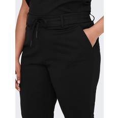 Only Carmakoma Curve Straight Leg Trousers - Black