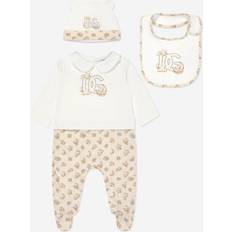 Corazones Otros Conjuntos Dolce & Gabbana Kids Cotton Printed All-In-One, Hat And Bib Set (0-24 Months) multi 0-3