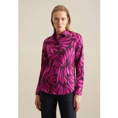 Violett Blusen Seidensticker Hemdbluse FUCHSIA/ DUNKELLILA