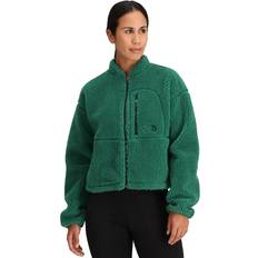 Dam - Fleecejacka - Gröna Jackor The North Face Women's Extreme Pile Full Zip Jacket Fleecejacka Färg grön