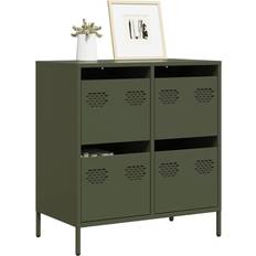 Verde Madie vidaXL Credenza Verde Oliva 68 x 39 x 73.5 cm Madia