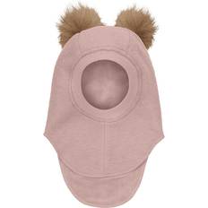 Huttelihut Elefanthuer Børnetøj Huttelihut Kid's Alpaca Pompoms Balaclava - Fawn