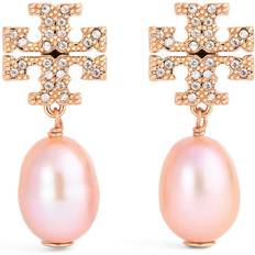 Tory Burch Earrings Tory Burch Kira Pavé Pearl Drop Earrings gold One