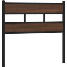 Steel Headboards vidaXL Brown Oak 90 cm Steel and Engineered Wood Headboard