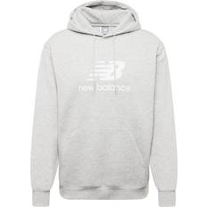 New Balance Herren Pullover New Balance Sweatshirt 'Essentials' graumeliert weiß