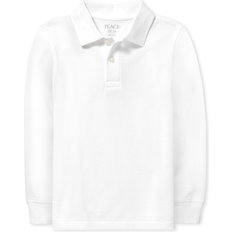 Baby Boys Long Sleeve Pique Polo