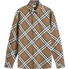 3XL Shirts Burberry Check Cotton Shirt