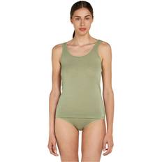 Icebreaker Women's Siren Tank - Oliven/Lysegrøn