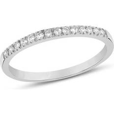 Louis Creations RL2512-WG-6.5 0.15 CTW Diamond Band, 14K White Gold