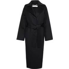 InWear Women Coats InWear Tilla Duster Wool Blend Coat - Black