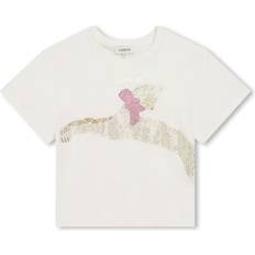 Lanvin Lanvin Enfant logo-print cotton T-shirt kids Cotton yrs Gold