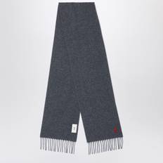 Herre - Rød Halstørklæde & Sjal AMI Heart Logo Scarf Dark Grey