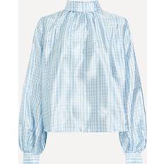 Stine Goya Women Blouses Stine Goya Women's Ashley Blue Check Blouse