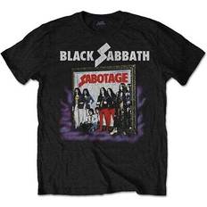 Elastane/Lycra/Spandex - Unisex T-shirts ROCK OFF Black sabbath short sleeves r500z