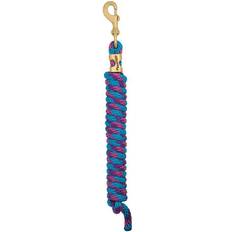 Lila Grimskaft Weaver Poly Lead Rope with Brass Snap Hurricane Blue/Pink/Purple (5/8" x 10'