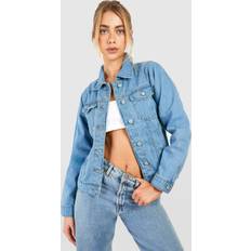 Denim - Women Outerwear boohoo Denim Western Jacket - Blue