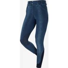 Bleu Casques d'équitation LeMieux Pantalon équitation mid grip femme Ava Bregging Bleu