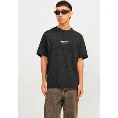 Kläder Jack & Jones JORVESTERBRO WASH Tee SS Crew Neck, svart