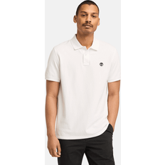 Timberland Overhemden Timberland Millers River Piqué Poloshirt Korte Mouwen - Wit