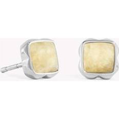 Brown Earrings Coeur de Lion Elegance Gemstones Earrings Citrine November Birthstone For Women multi