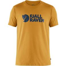Kläder Fjällräven Logo T-shirt M, Ochre, Kortärmad t-shirt lätt jersey