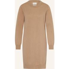 Gant Beige Kjoler Gant Superfine Lambswool Dress - Brown