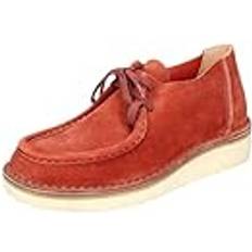 Astorflex, Laced Shoes, female, Red, Suede Ankle Boots for Women