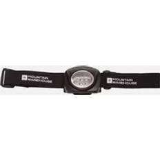 Mountain warehouse Women's 4 Red & 1 White LED Head Torch Black Size: ONE size