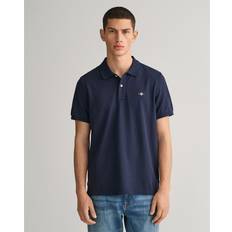 Herren - Polo Bekleidung Gant Polo-Shirt Shield Bleu