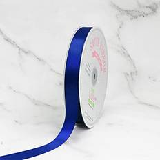Blue Gift Wrap Ribbons dé Creative Ideas PSF0708-350 Solid Satin Ribbon, 7/8"/100 yd, Royal Blue