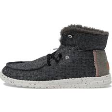 Hey Dude Dam Skor Hey Dude Wendy Stitch Cozy Fold Boot Women's Shoes Black