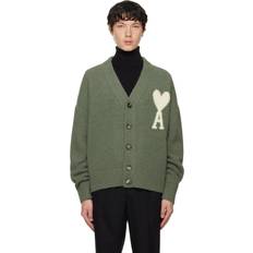 Man - Polyamide Vesten Ami Paris Cardigan