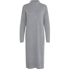 B.Young Vêtements B.Young Robe Pul Col Roulé Femme - Gris