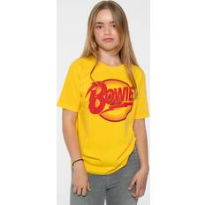 Yellow Tops David Bowie 11-12 years short sleeves r500z