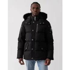 Men Jackets Moose Knuckles Down Jackets, male, Black, Men`s 3Q Coat Black