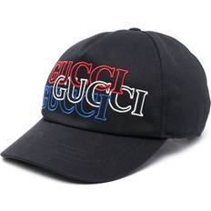 Gucci Men Headgear Gucci Baseball Logo Cap - Blue