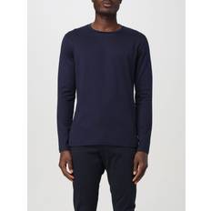 Cotton Jersey Långärmad T-shirt - Blue