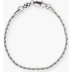 Vitaly Mens Stainless Steal Weave Recycled Stainless-steel Bracelet