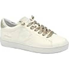 Lotto LEGEND 221130 weiss goldene weisse Damenschuhe Sneakers Lederschnürer