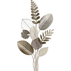 Grey Wall Decor Home ESPRIT Wanddekoration Grau Golden Modern 59 x 6 x 110 cm Wanddeko