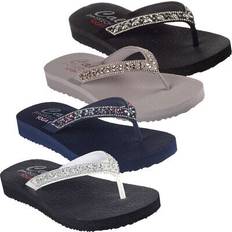 Skechers Sandals Skechers womens meditation butterfly garden thong sandals