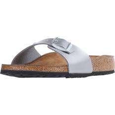 Birkenstock Madrid Birko-Flor Silver Narrow Fit Grey