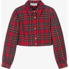 Red Blouses & Tunics Children's Clothing Fun & Fun Girls Red Tartan Twill Blouse