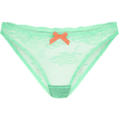 Green - Women Men's Underwear Agent Provocateur Green Isedora Briefs 300882 GREEN/NEON