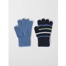 Blue Mittens Polarn O. Pyret Pack Kids Magic Gloves Blue 4-12y x 4/6