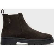 Callum Chelseaboots I Mocka - Brun
