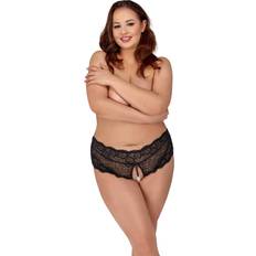 Sexleksaker Cottelli Collection Cottelli Curves Svarta Spetstrosor Svart