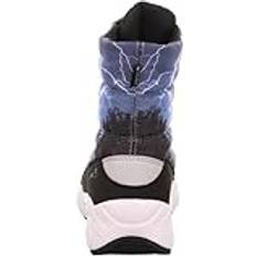 Blåa - Unisex Kängor & Boots Superfit Culusuk 2.0 Warm gefütterte Gore-Tex Snow Boot, Schwarz/Blau 0010, UK, Schwarz Blau 0010, Wide
