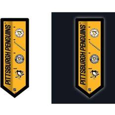 Evergreen Pittsburgh Penguins 23 in. x in. Pennant Vintage Logo Plug-In LED Lighted Sign